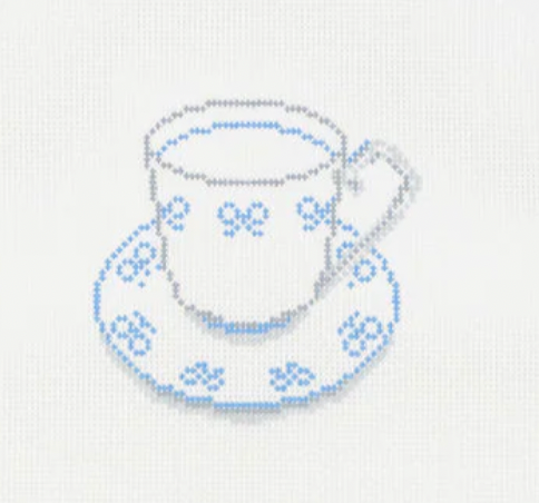 Blue Bow Teacup