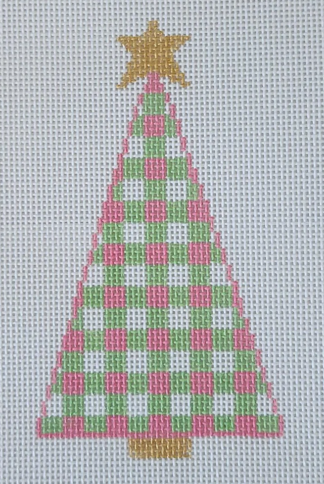 Preppy Gingham Christmas Tree