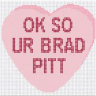 Real Valentine: Brad Pitt Heart