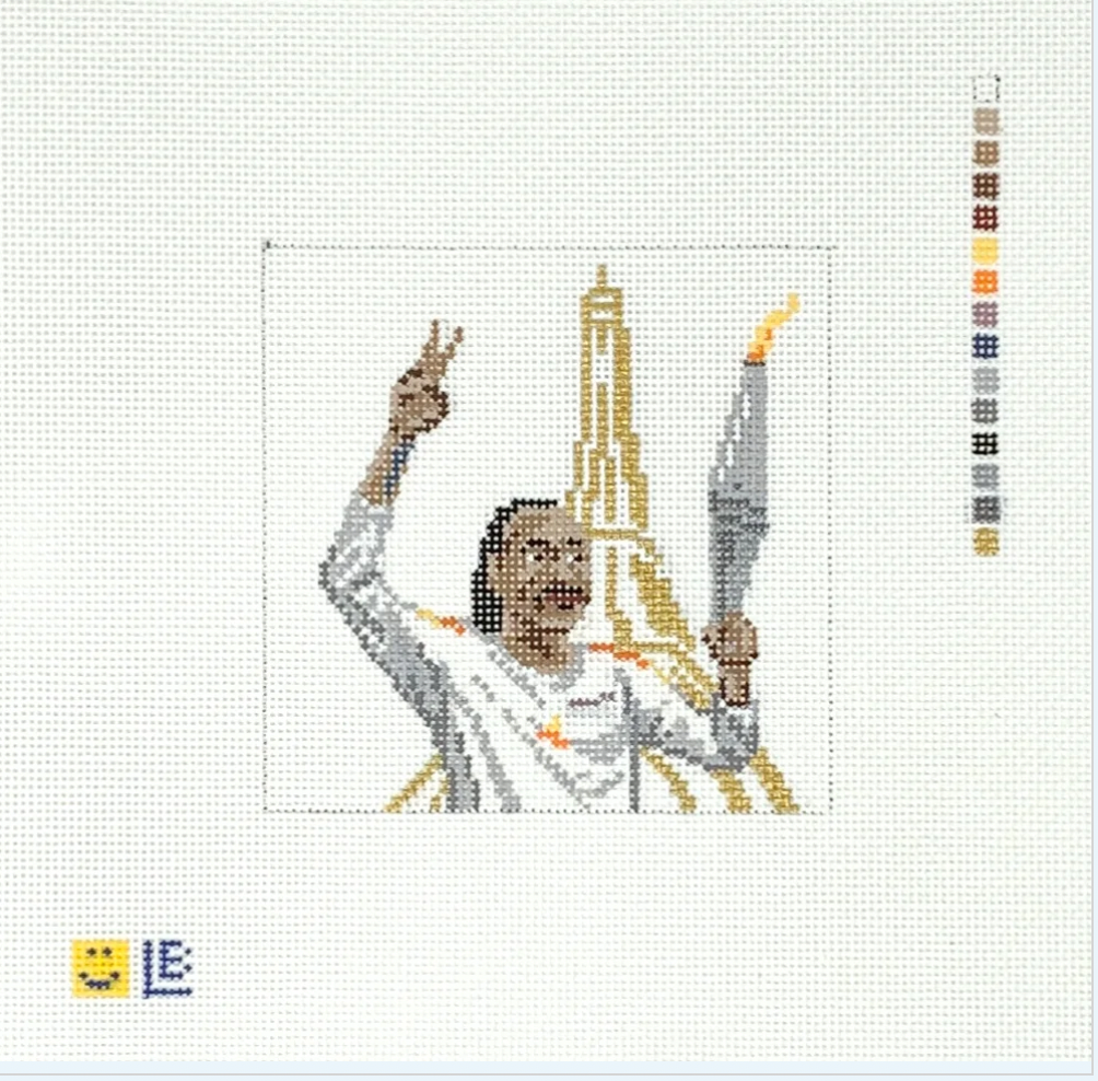 Snoop Dogg Olympic Torchbearer Canvas