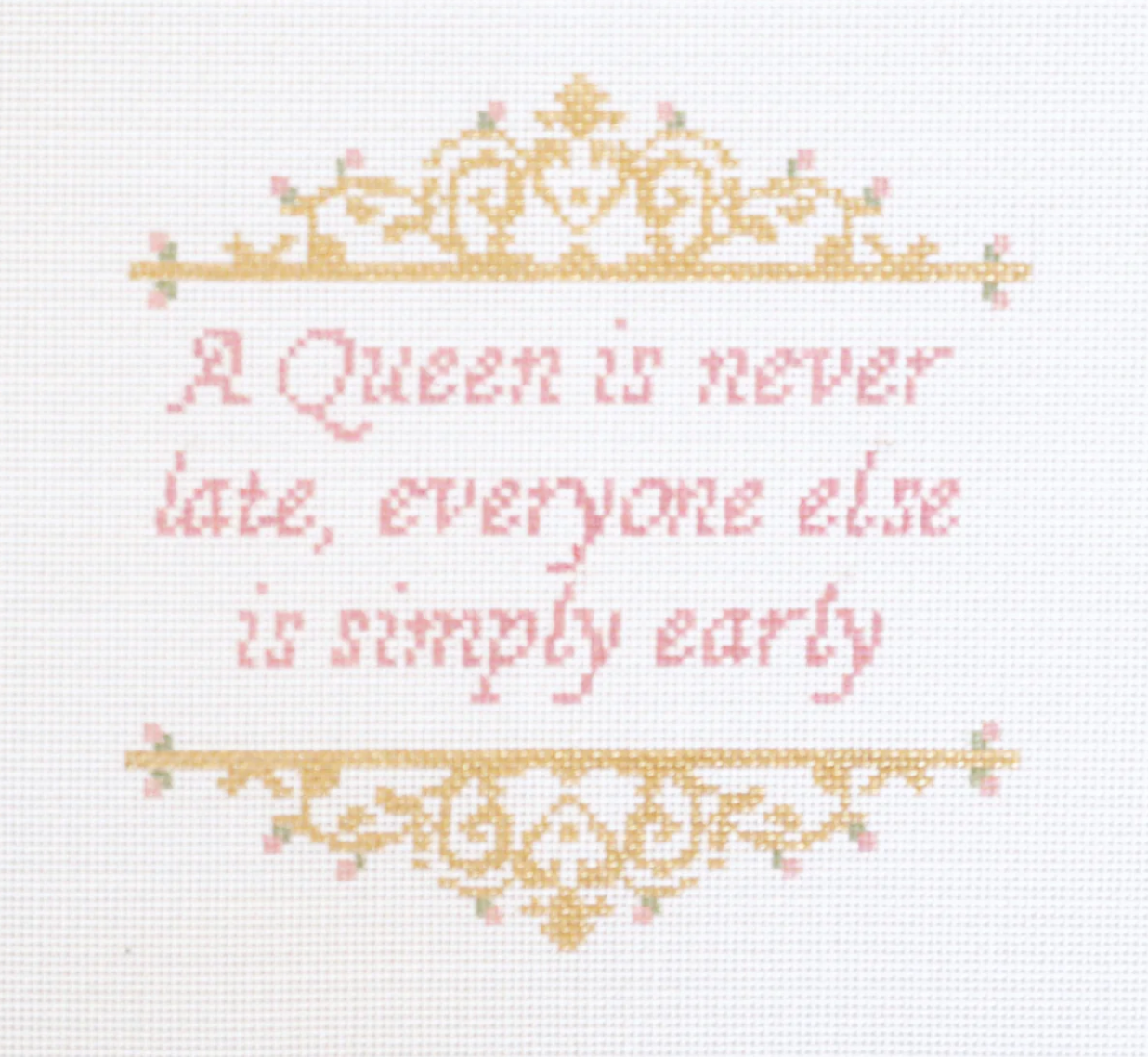 A Queen is Never Late