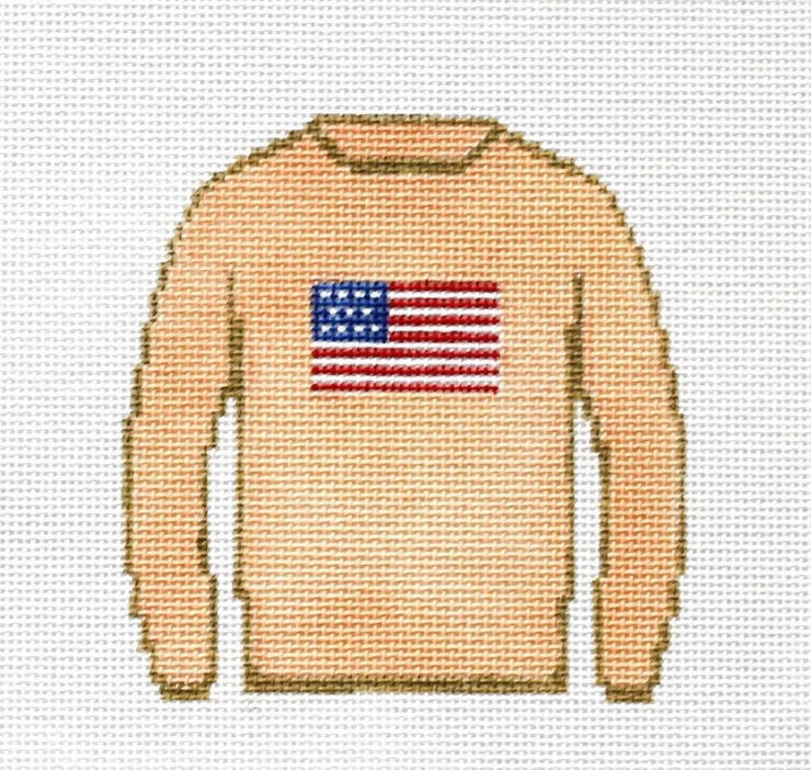 American Flag Sweater