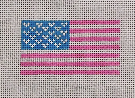 Pink American Flag