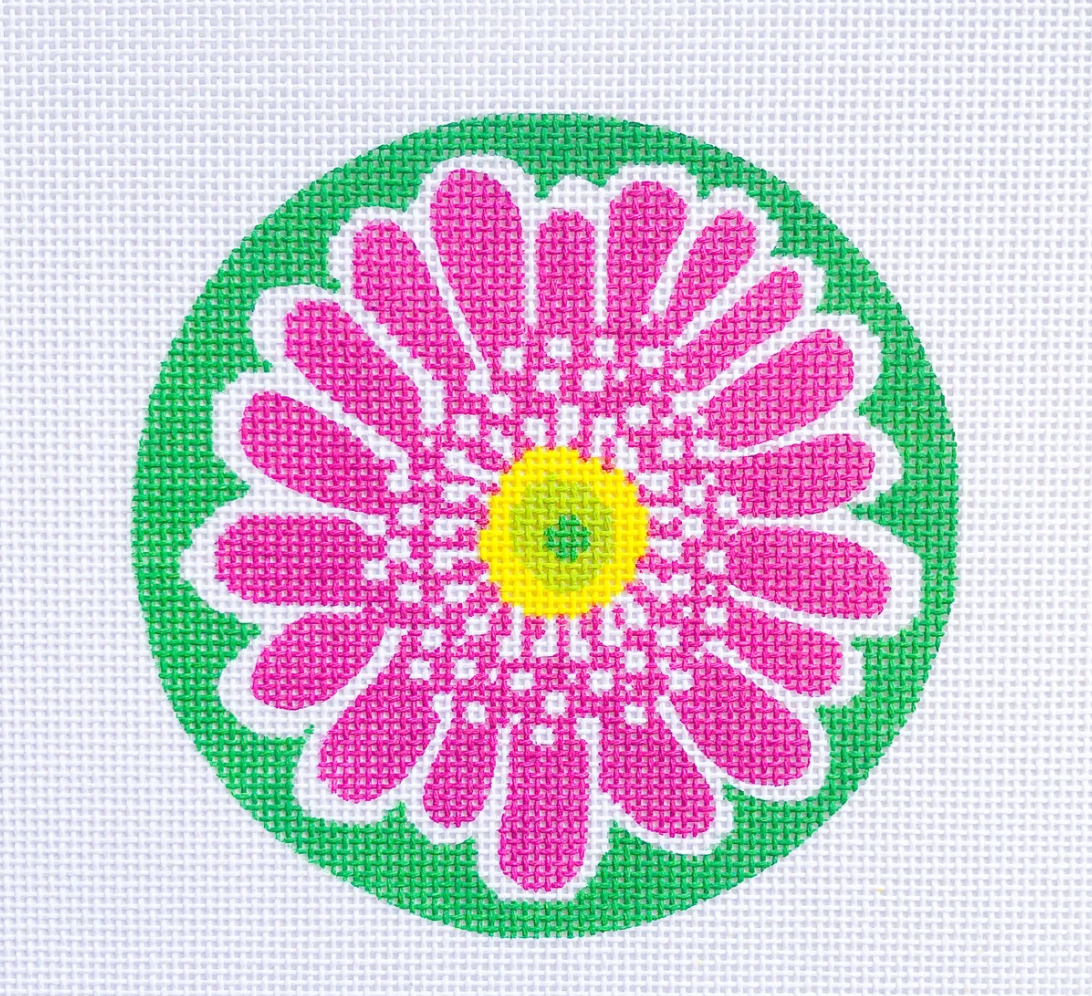 Pink Daisy Round